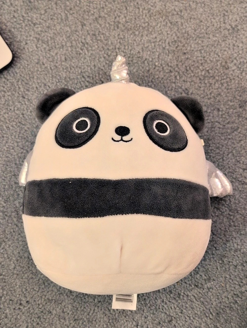Squishmallows Kayce the Panda Pegacorn Plush Toy White & Black